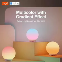 LAMPS SMARTE SMART PRZEKŁADNIKA Nocne światło dla dzieci Kontrola Wi -Fi GB Zmiana koloru Alexa/Google Bedside Table Touch Light Y2405207vam