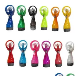 Party Favor Water Spray Cool Fans Handheld Electric Mini Fan Portable Summer Mist Drop Delivery Home Garden Festive Supplies Event Dhidc