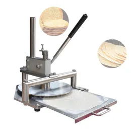 Torta manuale da 25 cm commerciale da 25 cm appiattire piatto a pressione piatta a mano pita pasta pasta attrezzatura per pizza pasta piattatore strumento