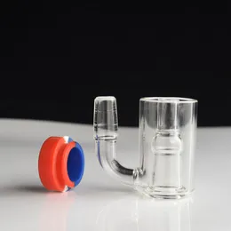 14 mm glas aska catcher hookah accessoarer med färgglad silikonbehållare Reclaimer manlig kvinnlig askatcher för bong dab rigg kvarts banger snabb frakt