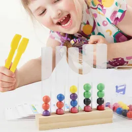 Авиационные модлевые бусинки Test Tube Toy Toy Childrens Logic концентрированная игра для обучения мелкой автомобиля Montessori Teaching Assive Openate Toy S2452022