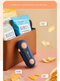 Aufbewahrungstaschen yy Haushalt kleine Vakuum-Lebensmittel-Snack-Siegel Artefakt Schneflake Crisp Plastic-Umentwicklung Maschine