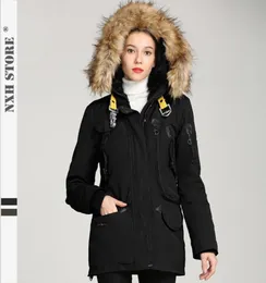 Nxh moda 2019 odak yeni stil bayanlar uzun ceket kürk parka kış ceket kalın ceket astar yün mükemmel işçilik 30c5622829