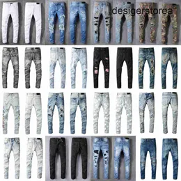 Люксрию дизайнеры джинсы расстроенная Франция мода Пьера Прямая мужская байкерская дыра растяжение джинсовая джинсовая джинсовая джинсовая джинсы.