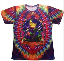 Neueste Modemenschen farbenfrohe Grateful Dead Letter Summer Style Tees 3D Print Casual Tshirt Tops Plus Size BB0778427140