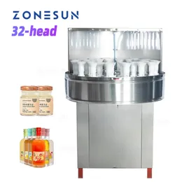 Zonesun Industrial Rotary Stack Bottle Rinser Jars Стиральная машина для полоскания воды изнутри и снаружи, спасая ZS-WB32