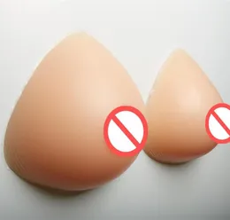 Formato de triângulo Nudelight marrom inteiro falso mama falsa forma de silicone seios artificiais prótese para stransgender3064477