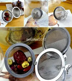 200pcs srebrny 45 cm filtra filtra herbaty ze stali nierdzewnej Infuzer Mesh Spoon Balking Ball69240614704176