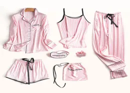 Установите женскую сторону пижамы лето сексуальная цветочная пижама Женская длинная муку