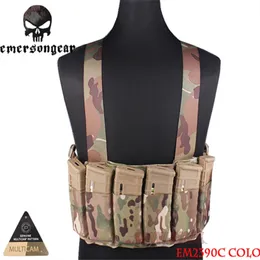 Emerson Military Camuflage Speed Scar-H torace Rigt Tactical Cath Hunting Multi-Pouches Vest EM2390 240507