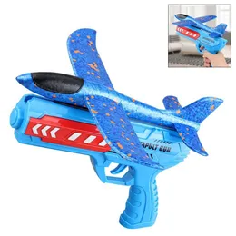 Flygplan Modle Aircraft Launching Toys Outdoor Aircraft Flying Toys Anti Slip Throwing Foam Aircraft Withwithout Lights Birthday Present S245