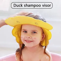 Kapelusz do mycia dziecięcego wanna Bath Cap Dzieci Miękkie regulowane uszy Ochrona Uszy Ochrona włosów Umar Niemowlę Zakropu na głowę 240515