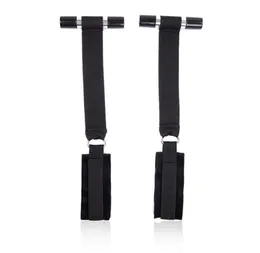 Sex Furnitures1 Pair Black Nylon Hand Cuffs Straps For Hanging Sling Swing Strap Handcuffs For Adults Sex Games q05064804714