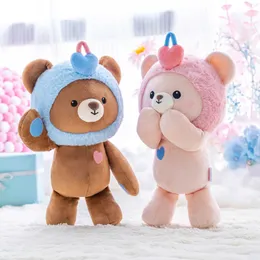 Gefüllte Plüschtiere LovelockBear Liebhaber Puppe Plüsch Spielzeug Paar Bär Füllen tierische PP Baumwolle Paar Füllplatte Spielzeug Geschenk D240520