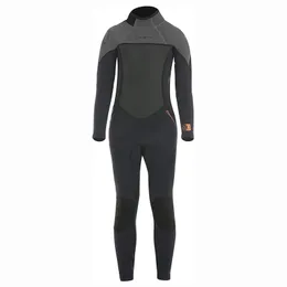 어린이를위한 2.5mm 네오프렌 wetsuit 열 전체 수영복 청소년 서핑 스쿠버 다이빙복 수중 자유로운 해변 세트 두꺼운 해변 240508