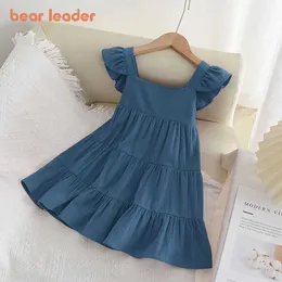 Abiti da ragazza Bear Leader Dress Girl Summer New Casual Girl Sleeveless Abito principessa Dress Abito di moda Solido D240520 D240520