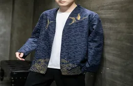 Sinicism Store New Mens Spring Embroidery Jacket Men Chinese Style Casual 2020 Jacket Male Traditional Fashion Coat Oversize 5XL3643150