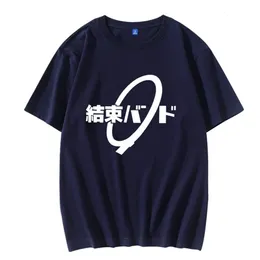Unisex Anime Cos Hitori gotoh Ijichi nijika хлопок повседневная короткая футболка футболка 240520