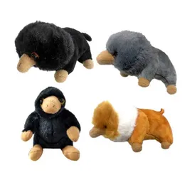 Gefüllte Plüschtiere 1 Stück/Batch 10 cm niedliche, weich gefüllte magische Tiere Wo finde ich sie?Niffler Plush Toy Fluffy Black Childrens Geschenk D240520