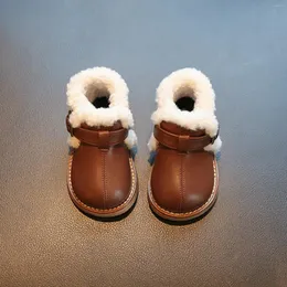 Первые ходьбы детские дождевые ботинки детские девочки обувь осень и зима