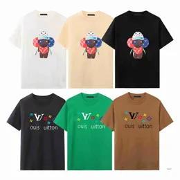 Herrendesigner T-Shirt Man Damen T-Shirts mit Buchstaben Drucken Kurzärmelen Sommerhemden Männer Lose Tees L-12 J5S4