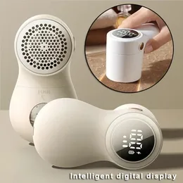 Luddborttagare elektrisk hårboll trimmer smart led digitalt visning tyg USB laddning bärbar professionell snabb hushåll 240515
