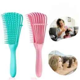 Detogling Brush Brush Wearp Massage Hair Combattenti Distangolanti per la spazzola per capelli ricci Detangler Hair Brush Women Men Salon