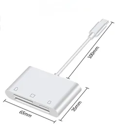 2024 Typ C do SD Reader karty OTG Kabel USB Micro SD/TF Czytnik karty Adapter transfer danych dla MacBooka Telefon komórkowy Samsung Huawei- dla Samsung