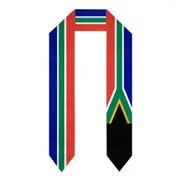 Scarves South Africa Flag Thick Graduation Sash Stole Scarf Double Sided Honor For Students Class Of 2024