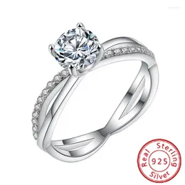 Кластерные кольца Американское каменное кольцо Мосанг -каменное кольцо женщины Сиси Шиши.