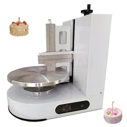 Creme de decoração de creme elétrico Creme de bolo de máquina espalhando a máquina de revestimento automático