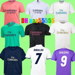 2016 2017 2018 2019 2020 2021 Jerseys de futebol do Real Madrids Retro Ronaldo Benzema Sergio Ramos Kroos Bale Marcelo Modric Zidane 16 17 18 19 20 21 Camisa de futebol