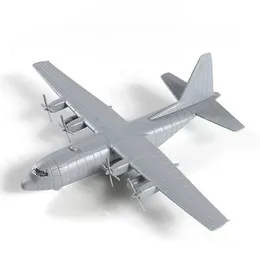 Aircraft Modle 4d 1/144 US C-130 Hercules Transport Aircraft Fighter Fabele Łatwa do zgromadzenia modelu wojskowego Prezent S2452022 S2452022