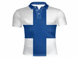 Camisa da Finlândia Nome personalizado Número Fin Circta Nação Bandeira FI FI Finlandesa Sueca SUOMI Country College PRIME