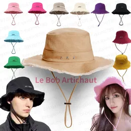 Jacquard Quests Bucket Hat Le Bob Artichaut Hat Designer Cap justerbar hink hatt unisex sommar utomhus sol hatt fashionabla klassiska mångsidiga