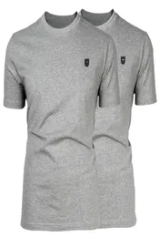 Мужчины Top Tee Cotton Summer Collection Круглая рубашка с классическим стилем большого размера 4xl6xl France Serige Park Pure Color 2204293202125