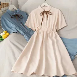 Abiti da ragazza Summer Kids Girl Dress Solid Baby Girl Dress Dress New Flower Girl Dresses 3-13y D240520