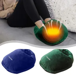 النعال معدات تمرين المرأة USB Foot Warmer Dharer Home Home Pure Color Plush Confanting and Smart Stest