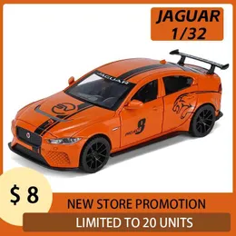 Diecast Model Cars 1 32 XE SV-Project 8 Alloy Car Model Diecast Vehicle Hot Wheels Sound and Light Gift Toy for Children One Piece Premium Boy Girl Y240520W3RZ