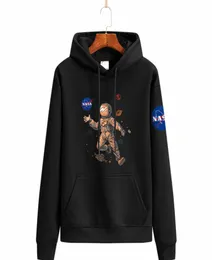 2021 Designerin NASA Langarm mit Kapuze -Velvet Sweatshirts Crew Neck Pullover Frauen Frauen Hoodie Plus Size 2545132105