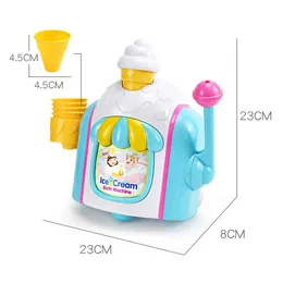 Giochi per bagno per bambini 1 set di giocattoli per la macchina a forma di ghiaccio giocattoli per baby shower Accessoriss2452422