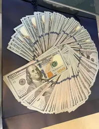 Hot Whadacsales Prop Money USA Dollares Supplies Fark Money For Filme Banknote Paper ROVAYS TROYS 1 5 10 20 50 100 DOLARO DOLAR