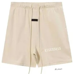EssentialSshorts Men Clothes Womens Castiral Shorts Summer Board Women Cotton Relaxed Drawstring Sied Seam Pockets Sweatshort Sport Pant 338
