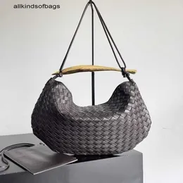 Bolsas Bottegvenets Bolsa de sardinha 23 Novo 39 cm de pele de carneiro Tabel