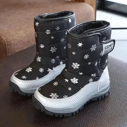 Stivali scarpe da bambino neve invernali caldi stivaletti da bambino per bambini sneakers sports buty zimowe dla dzieci #y4