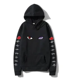 Harajuku Anime толстовок мужчины женщины Uchiha Uzumaki Hatake Eyes Print