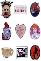 20pcslot J1610 GeekCoco Cartoon Horror Punk Brosch ENAMEL LAPEL PIN Fashion Cup Button Badge Jewelry for Lover Gift Collection2385669