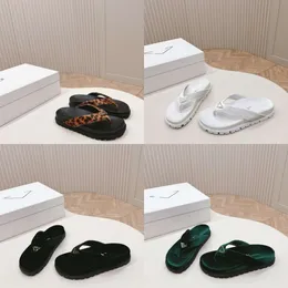 24 Nuovi designer Slifor Sandals Sandals Velvet Spettata pannelli di alta qualità Slifor di alta qualità comodi Scarpe da donna alla moda Piattaforma Slide Summer Flat Beach Sandal