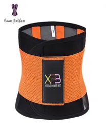 Hög quanlity 7 Boning Neoprene Xtreme Power Belt Fitness Midje Support Midjan Cincher Shaper Belt för kvinnor efter graviditet 603 Y1297764