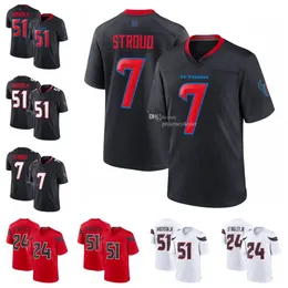 7 C.J. Stroud 2024 New Oilers-Inspired Jerseys Will Anderson Jr. Football Jersey Stefon Diggs Tank Dell Derek Stingley Joe Mixon Texan Jalen Pitre Nico Collins Dameon